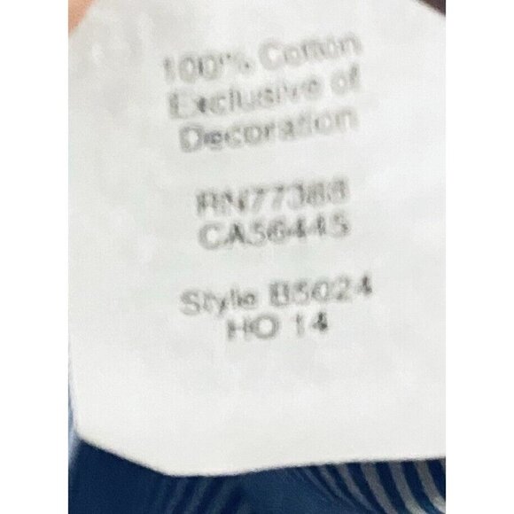 J Crew Top Womens Small Striped Embroidered Popover Tunic Hi Low Hem Cotton - Picture 6 of 8